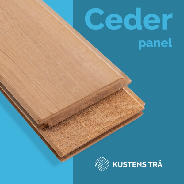 Cederpanel Kustens Trä