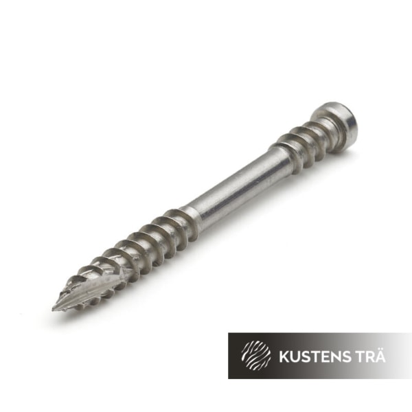 Självborrande trallskruv rostfri syrafast A4 Kustens Trä