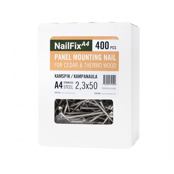 NailFix rostfri syrafast A4 kamspik - Kustens Trä