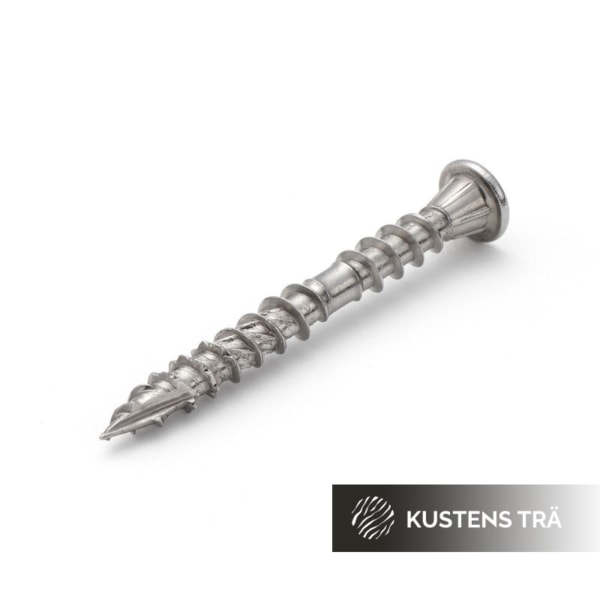 Panelskruv rostfri syrafast A4 AMA-21 Kustens Trä