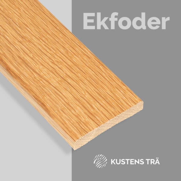 Ekfoder lackad Kustens Trä